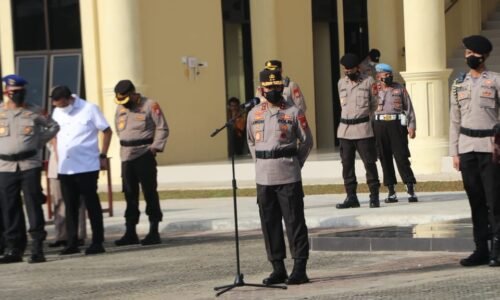 Pimpin Apel Perdana Di Bulan Ramadhan, Kapolda Bengkulu Ucapkan Selamat Menjalankan Ibadah Puasa.