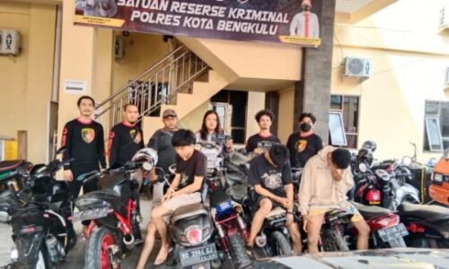 Tiga Pelaku Curanmor Berhasil Diringkus Polres Bengkulu