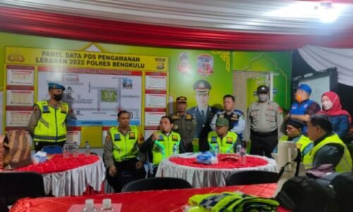 Gelar Patroli Gabungan, Forkopimda Kota Bengkulu Tinjau Pos Pengamanan dan Pelayanan