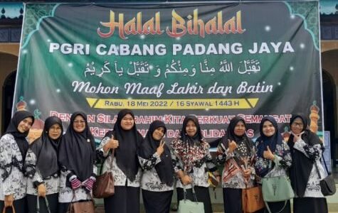 PGRI Padang Jaya Gelar Halal Bihalal