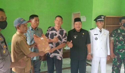 Serah Terima Jabatan Kepala Desa Lama Kepada Pejabat Kepala Desa Jago Bayo Terpilih Th 2022.