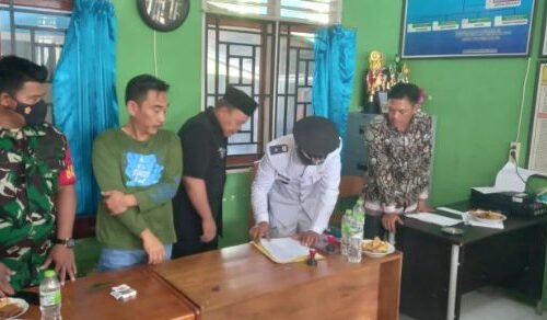 Pemdes Ds. Pal 30 Gelar Sertijab Kades Lama Kepada Kades Terpilih Periode 2022-2028