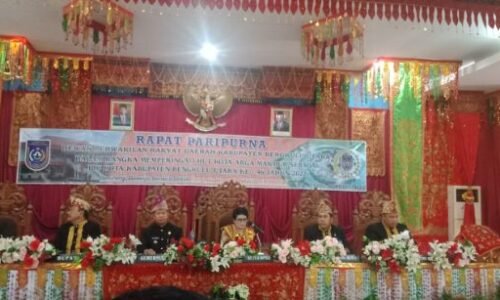 DPRD Kab. BU Gelar Rapat Paripurna Dalam Rangka HUT Kota Argamakmur Yang Ke-46