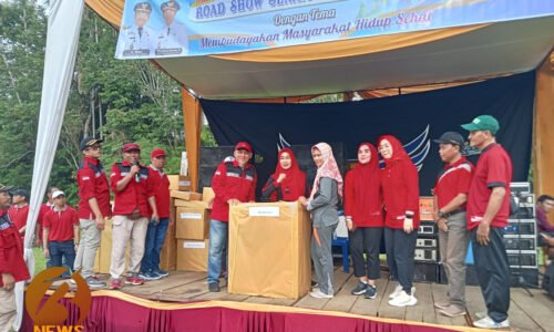 DISPORA Bengkulu Utara Gelar Senam Sehat Bersama Masyarakat Tiga Kecamatan