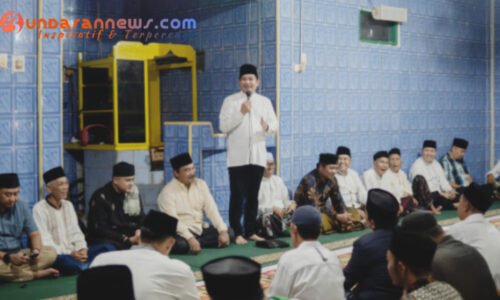 Safari Ramadhan 2025, Bupati Bengkulu Utara Kunjungi Masjid Baitul Rahim Desa Gunung Besar