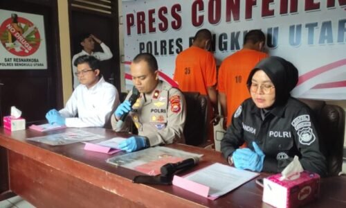 Ringkus Dua Orang Pelaku Penyalahgunaan Narkoba Jenis Sabu, Polres BU Amankan Beberapa Barang Bukti
