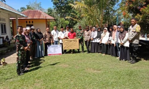 Pemdes Talang Curup Gelar Kegiatan Titik-nol Pembangunan Awning
