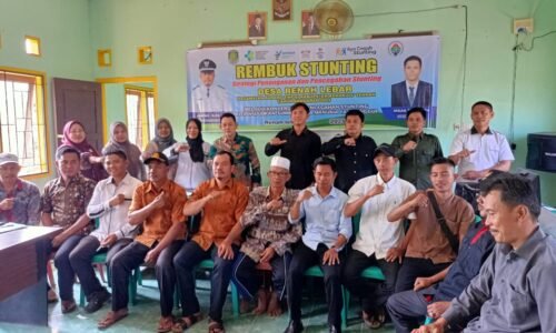 Musdes Rembuk Stunting di Desa Renah Lebar: Upaya Bersama Tekan Risiko Stunting di Bengkulu Tengah
