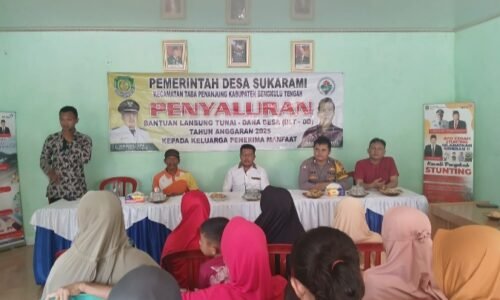 Keluarga Penerima Manfaat Desa Sukarami Telah Terima BLT-DD Untuk Bulan Mei-Juni