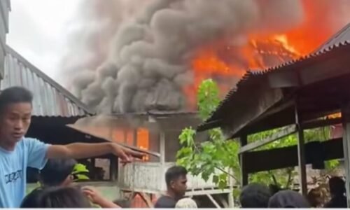 Kebakaran Terjadi Di Rumah Warga Desa Sekayun Mudik Bengkulu Tengah