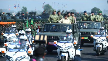 Pimpin Upacara Gelar Pasukan Operasional dan Kehormatan Militer, Presiden Dukung Penuh Profesionalisme TNI