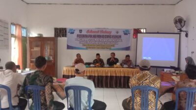 Pemerintah Desa Sidodadi Gelar Kegiatan Pelatihan Bidang Hukum, Penguatan Sistem Pengurusan Internal dan Transparan