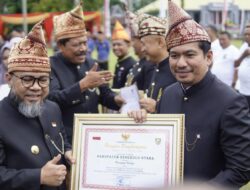 Bupati BU Raih Penghargaan dalam Capaian Kinerja Penyelenggaraan Pemerintahan Daerah