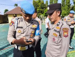 Cegah Judol, Polres Bengkulu Utara Lakukan Razia HP Personil