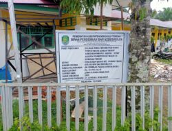 Diduga, Pekerjaan Ruang Gedung Perpustakaan dan Perabotannya di SDN 30 Lalai Dalam Penerapan Standar K3