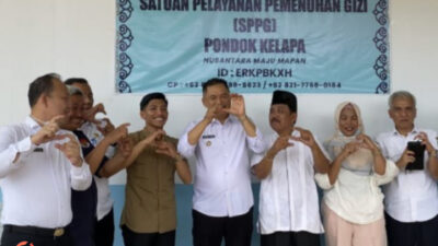 Bupati Bengkulu Tengah Tinjau Dapur SPPG di Wilayah Kecamatan Pondok Kelapa