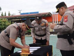 Kapolres Bengkulu Utara Pimpin Sertijab Pejabat Utama dan Kapolsek Jajaran