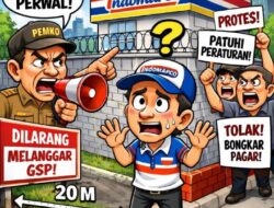 Bangunan Pagar Indomarco Diduga Langgar Aturan, Penegakan Perwal Dinilai Tebang Pilih