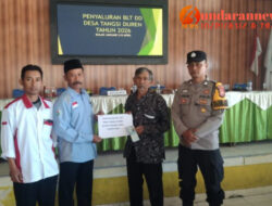 Kegiatan Penyaluran Bantuan Langsung Tunai (BLT) Dana Desa Tangsi Duren