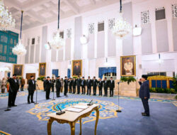 Presiden Lantik Enam Pejabat Baru Kabinet Merah Putih