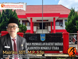 Mairiko, SST., M.P., S.Sp. Resmi Jabat Kabag Fasilitasi Penganggaran & Pengawasan DPRD Kabupaten Bengkulu Utara