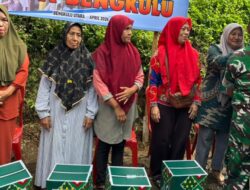 Wujud Peran Aktif TNI di Tengah Masyarakat, Danramil 423-02/Arma Hadiri Peresmian Bedah Rumah