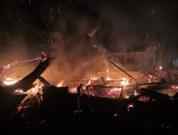 Musibah Kebakaran Kembali Terjadi di Bengkulu Utara, Hanguskan Rumah Warga Padang Jaya