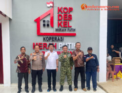 Perkuat Ekonomi Kerakyatan, Kodim 0423/BU Ikuti Vidcon Peresmian Operasional 1061 Koperasi Desa/Kelurahan Merah Putih oleh Presiden RI