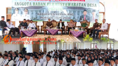 Sebanyak 333 Anggota BPD Se-Kabupaten Kepahiang Periode 2026–2034 Resmi Dilantik