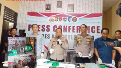 Satresnarkoba Polres BU Ungkap TKP Tindak Pidana Penyalahgunaan Narkoba, 4 Tersangka Diamankan