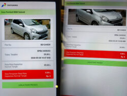 Saat Antri Di SPBU Barcode Pengisian BBM Digunakan Oleh Oknum lain, Warga Bengkulu Tengah Kesal