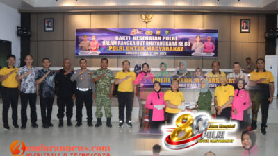 Polres Bengkulu Utara Gelar Bakti Kesehatan Hari Bhayangkara ke-80, Polri untuk Masyarakat