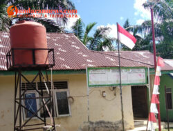 Segera Ditindaklanjuti, Bendera Merah Putih Kantor Desa Talang Tengah-2 Sudah Diganti Baru