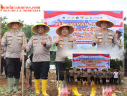 Kapolres Bengkulu Utara AKBP Bakti Kautsar Ali. S.Sos. S.I.K. M.H.  Pimpin Tanam Jagung Kuartal II Tahun 2026