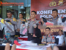 Konferensi Pers Kasus 3C, Polda Bengkulu Ungkap Ratusan Kasus Curat, Curas, dan Curanmor