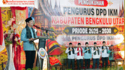 Prosesi Pengukuhan DPD IKM Bengkulu Utara 2025-2030, Dihadiri Langsung Oleh Bupati Arie
