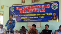 Pemdes Renah Lebar Gelar Musyawarah Desa Pra Pelaksanaan Pembangunan Desa