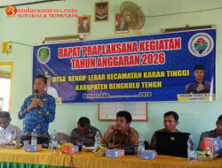 Pemdes Renah Lebar Gelar Musyawarah Desa Pra Pelaksanaan Pembangunan Desa
