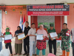 Pembagian BLT Desa Tanjung Putus Bulan Oktober, November dan Desember