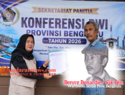Cik Ben Ambil Formulir Pendaftaran Balon Ketua, Siap Komandoi PWI Bengkulu