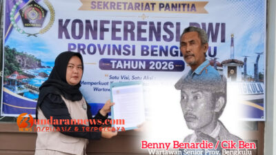 Cik Ben Ambil Formulir Pendaftaran Balon Ketua, Siap Komandoi PWI Bengkulu