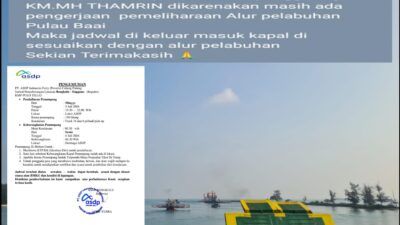 Jadwal Kapal Bengkulu-Enggano Tak Menentu, Warga Keluhkan Alur Dangkal yang Diduga Belum Tuntas Dikerjakan