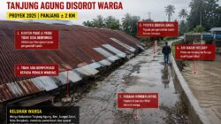Proyek Pengendali Banjir Tanjung Agung Rp78 Miliar Disorot Warga, Banjir Masih Meluap