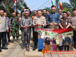 Polres Bengkulu Utara Resmikan Jembatan Merah Putih : Urat Nadi Ekonomi dan Akses Warga Desa Lembah Duri
