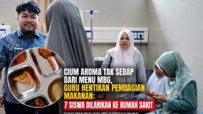 Cium Aroma Tak Sedap dari Menu MBG, Guru Hentikan Pembagian Makanan : 7 Siswa Dilarikan ke Rumah Sakit