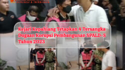 Kejari Kepahiang Tetapkan 4 Tersangka Dugaan Korupsi Pembangunan SPALD-S Tahun 2023