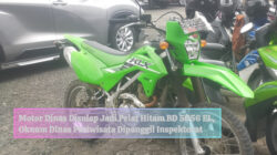 Motor Dinas Disulap Jadi Pelat Hitam BD 5056 EL, Oknum Dinas Pariwisata Dipanggil Inspektorat