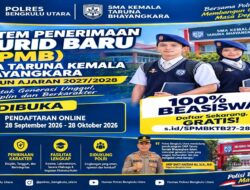 Polres Bengkulu Utara Dorong Putra-Putri Daerah Raih Beasiswa Penuh di SMA Kemala Taruna Bhayangkara TA 2027/2028