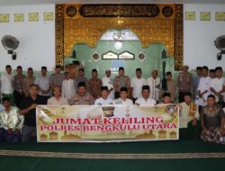 Pererat Silaturahmi dan Serap Aspirasi Warga, Kapolres Bengkulu Utara Gelar ‘Jumat Keliling’ di Masjid Al-Muhajirin