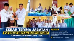 Serah Terima Jabatan Camat Pematang Tiga Berlangsung Khidmat